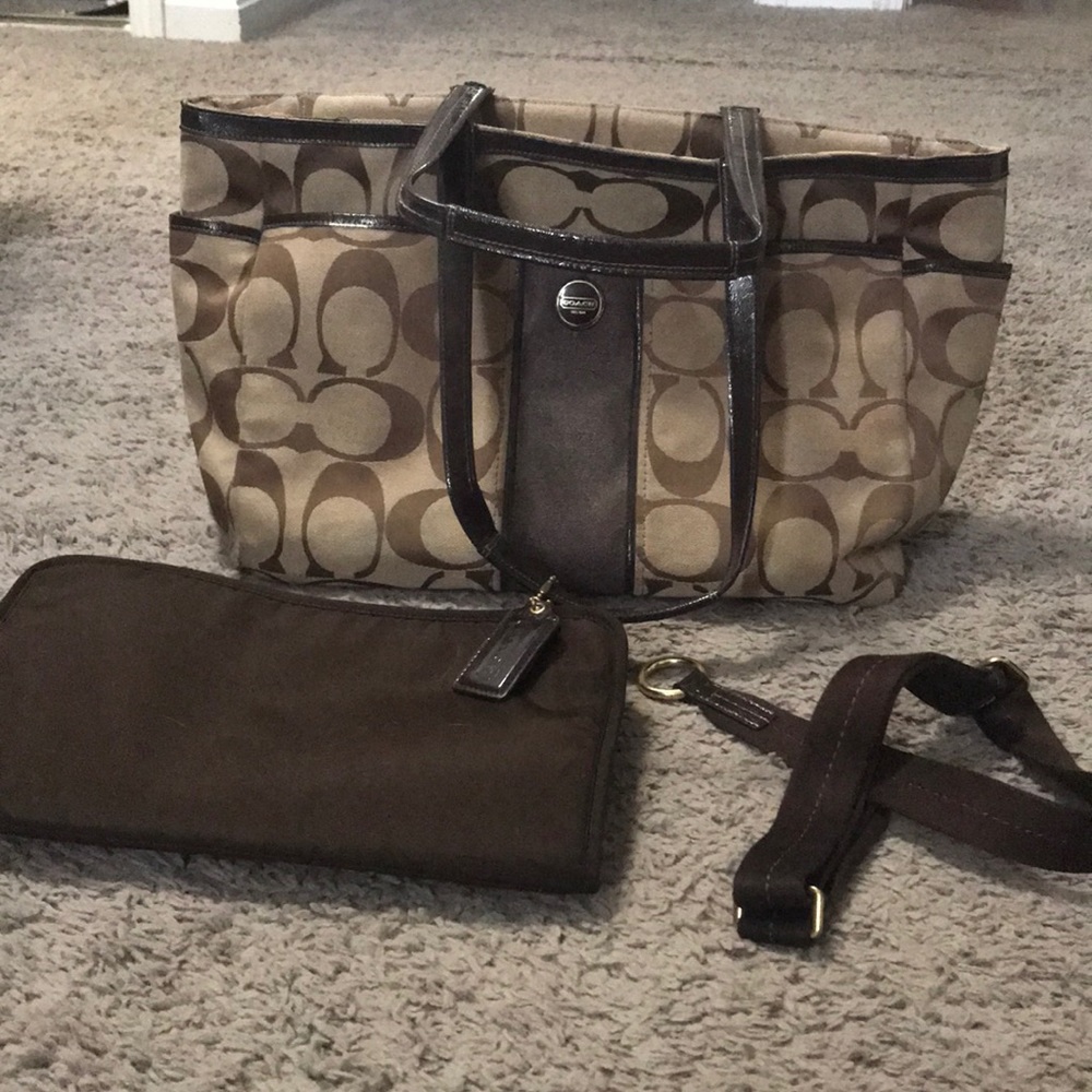 Coach diaper bag